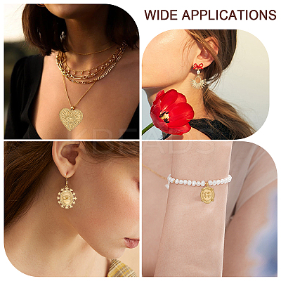 20Pcs 10 Style Brass Pendants KK-CA0002-35-1