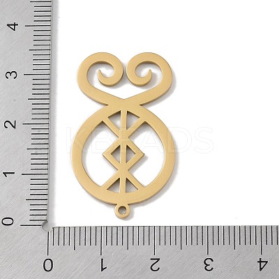 304 Stainless Steel Pendants STAS-B062-09G-1
