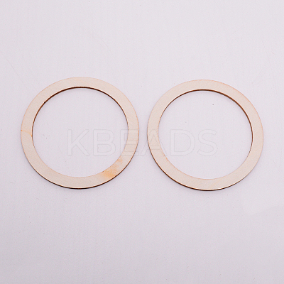 Unfinished Wood Linking Rings LS-WOOD-WH0099-12F-1