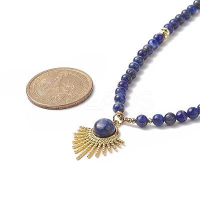 Mixed Natural Gemstone Beaded Necklaces NJEW-JN04226-1