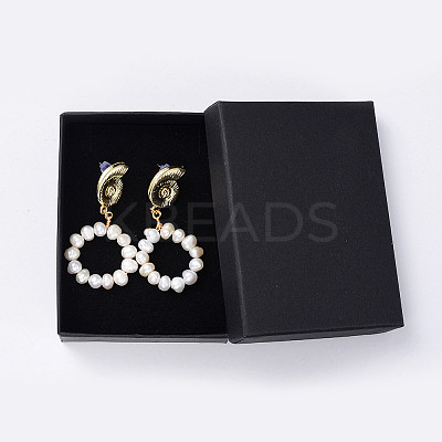 Dangle Stud Earrings EJEW-JE03697-1