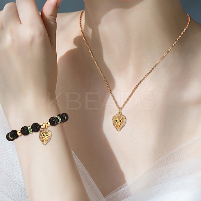 5Pcs Brass Micro Pave Clear & Green Cubic Zirconia Pendants ZIRC-SZ0003-16-1
