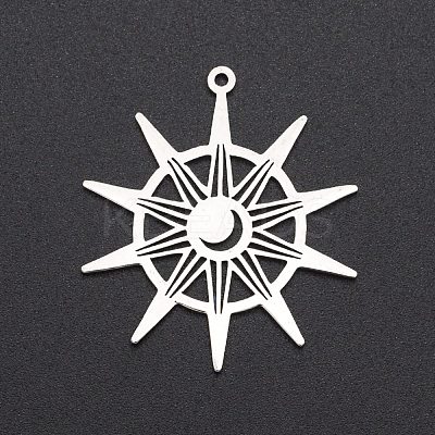 Non-Tarnish 201 Stainless Steel Pendants STAS-S105-LA232-1