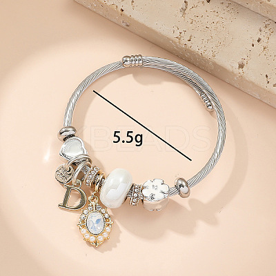 Adjustable Stainless Steel European Bangles FS-WGE9400-06-1