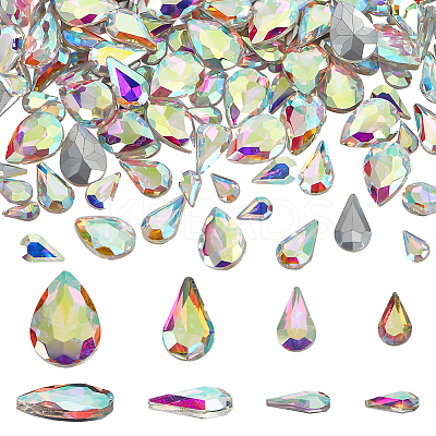 Glass Rhinestone Cabochons RGLA-FG0001-27-1