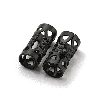 Hollow 304 Stainless Steel Beads STAS-L273-01B-1