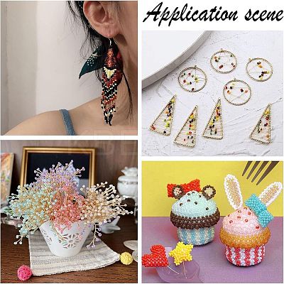 300g 15 Colors Glass Seed Beads SEED-NB0001-30-1