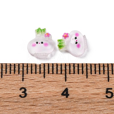 Opaque Ten kinds of Resin Vegetable Cabochons CRES-R459-01A-1