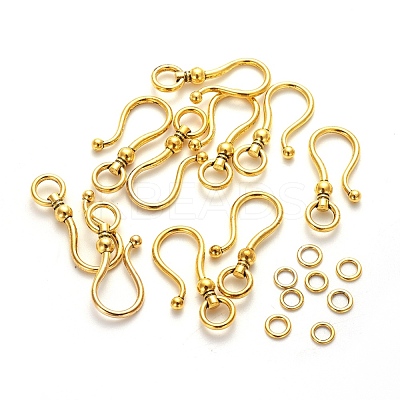 Tibetan Style S Hook Clasps GLF5091Y-1