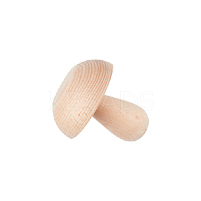 Mushroon Wood Ceramic Bowl Molds WOOD-WH0030-96A-1