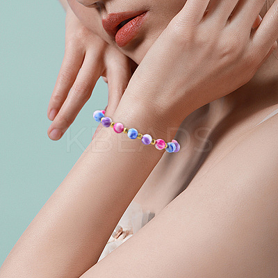550Pcs 11 Colors Opaque Acrylic Beads SACR-PA0001-05-1