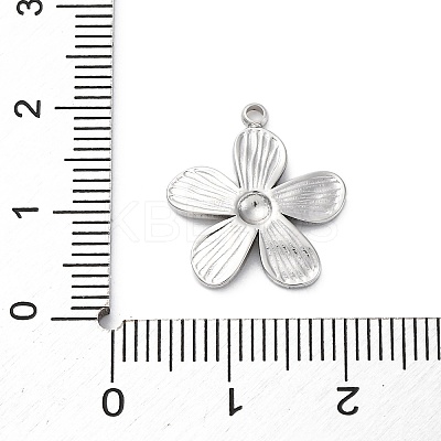 304 Stainless Steel Pendants STAS-S163-08B-P-1