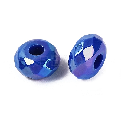 Opaque Acrylic European Beads OACR-E033-23D-1