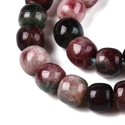 Dyed Natural White Jade Beads Strands G-T138-D25-1