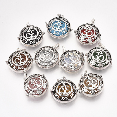 Alloy Cage Big Pendants G-S246-24-1