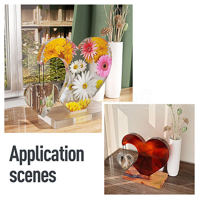 1 Set Heart Photo Frame Silicone Molds DIY-TA0014-77-1