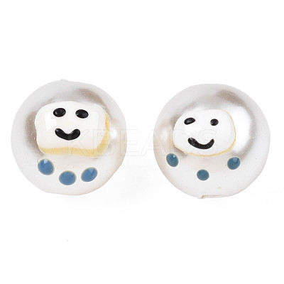 ABS Plastic Imitation Pearl Beads KY-N015-109-1