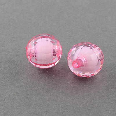 Transparent Acrylic Beads TACR-S086-16mm-M-1