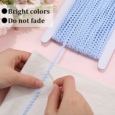 40M Polyester Wavy Fringe Trim Ribbon OCOR-GF0004-39R-1