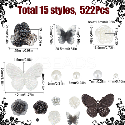 DIY Cabochons & Pendants & Beads Jewelry Making Finding Kit DIY-SC0024-44-1