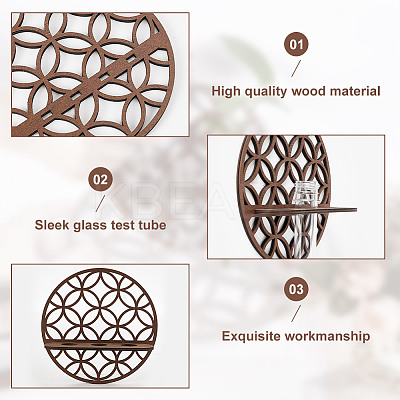 Wall Hanging Terrarium Planter with Plastic Tube ODIS-WH0070-88D-1