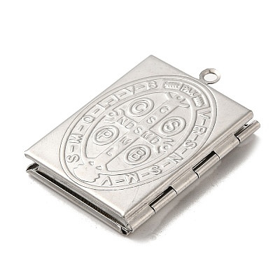 Tarnish Resistant 304 Stainless Steel Locket Pendants LS-STAS-Q300-01A-P-1