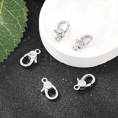 SHEGRACE Brass Lobster Claw Clasps XGR0094P-131P-1
