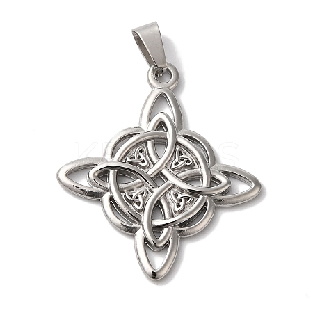 Non-Tarnish 304 Stainless Steel Pendants STAS-L081-033P-1
