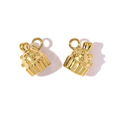 304 Stainless Steel Pendants STAS-OY008-46G-1