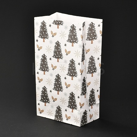 Christmas Theme Rectangle Paper Bags CARB-G006-01K-1