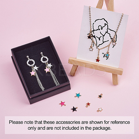 Alloy & Brass Enamel Charm Sets ENAM-TA0001-10-1