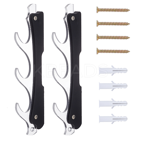 3-Tier Acrylic Sword Katana Holder Stands ODIS-WH0017-109B-1