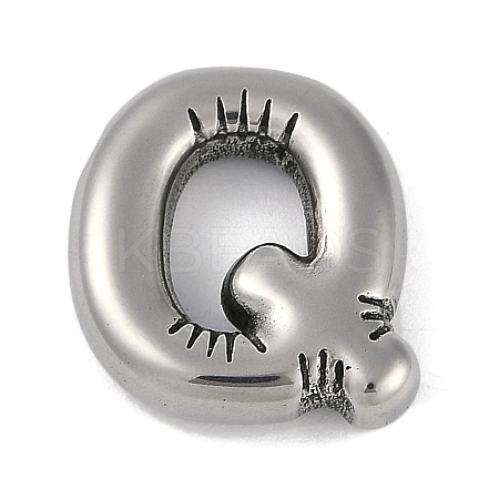 Anti-Tarnish 304 Stainless Steel Pendants STAS-K256-25Q-P-1