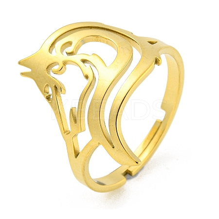 304 Stainless Steel Rings RJEW-R142-02G-1