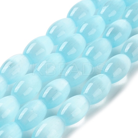 Macaron Color Natural Selenite Beads Strands X1-G-B102-A01-06-1