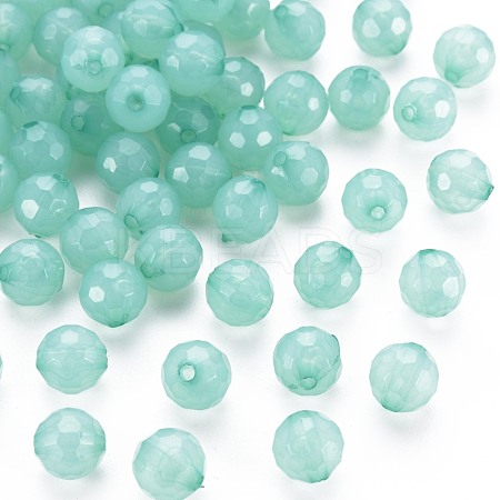 Transparent Acrylic Beads TACR-S154-62E-02-1