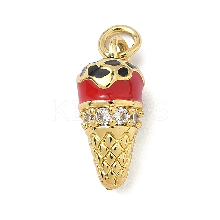 Brass Micro Pave Cubic Zirconia Pendants LS-KK-H255-03G-01-1