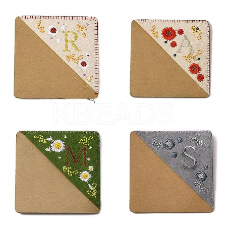 4Pcs 4 Style Felt Bookmarks OFST-AR0001-01-1