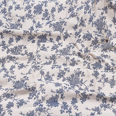 Cotton Linen Fabric DIY-WH0591-282B-1