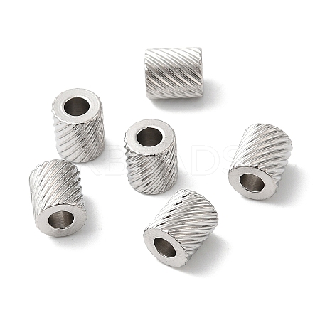 Non-Tarnish 202 Stainless Steel Beads STAS-A081-05P-1