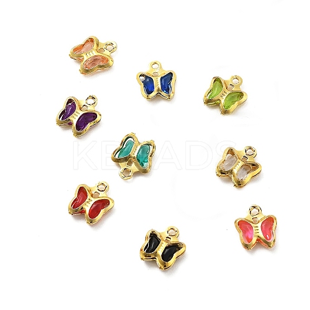 Glass Charms KK-R216-19G-1