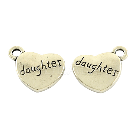 Tibetan Style Alloy Family Charms LS-X-TIBEP-5422-AS-LF-1