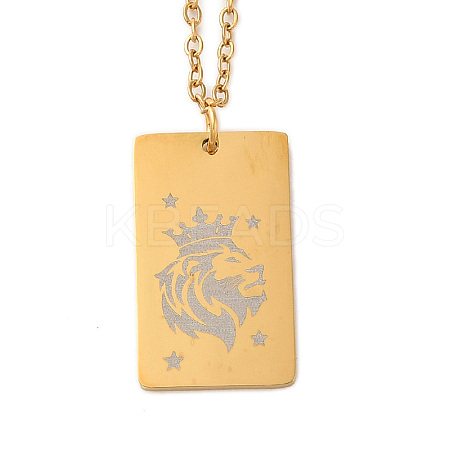 Golden 202 Stainless Steel Constellation Pendants Necklaces LS-NJEW-K380-02G-09-1