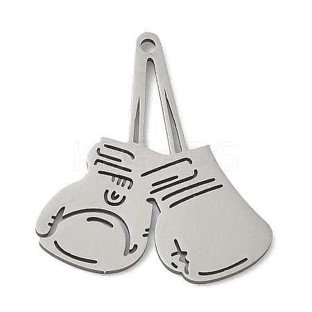 201 Stainless Steel Pendants STAS-G366-07P-1