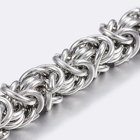 304 Stainless Steel Byzantine Chain STAS-UN0018-44P-1
