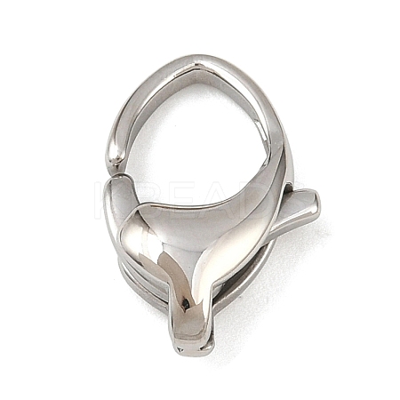 316 Stainless Steel Lobster Claw Clasps LS-STAS-C154-02B-P-1