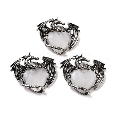 Natural Quartz Crystal Pendants G-A207-03AS-03-1