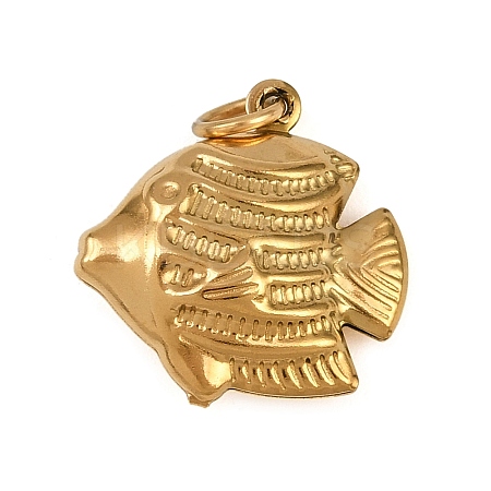 Ocean 304 Stainless Steel Pendants STAS-P407-01D-G-1