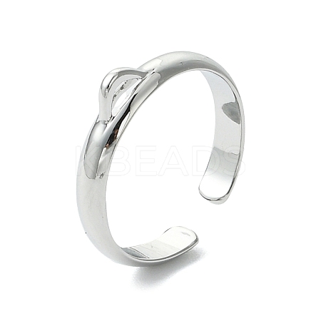 SHEGRACE Adjustable Brass Ring Components XGR0088P-132P-1