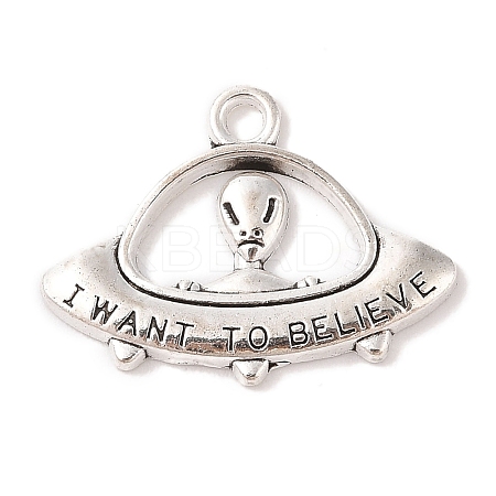 Tibetan Style Alloy Pendants TIBEP-5298-AS-LF-1